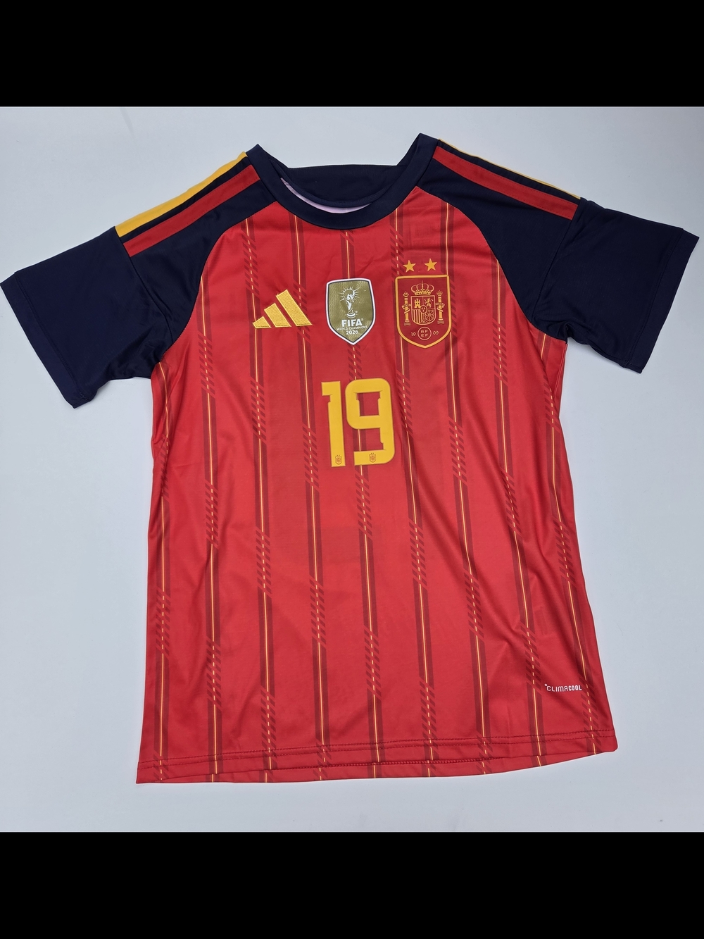 Lamine Yamal Spain Home Jersey Size S To 2XL